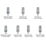 Testine Coil di Ricambio Nautilus BVC e MESH Coil da 0,3ohm 0,4ohm 0,7ohm 1,1hom 1,6ohm 1,8 Ohm - 5 Pezzi - Aspire