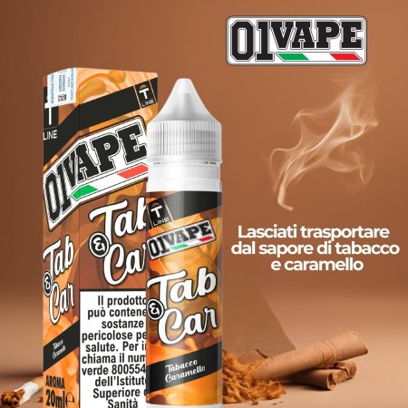 Liquido per Sigarette Elettroniche Tabacco e Caramello - Sapore Dolce e Intenso